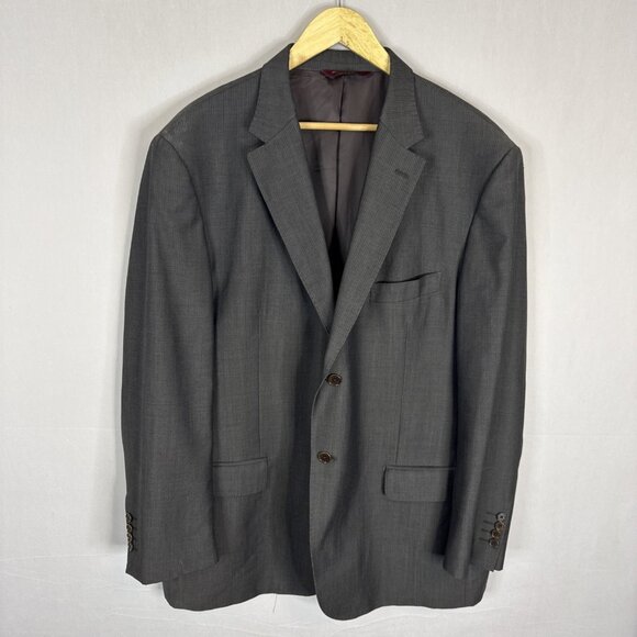 Pronto Uomo Couture Men 50 Gray Wool Sport Coat Blazer  Tollegno 1900 Super 100s - Picture 1 of 9